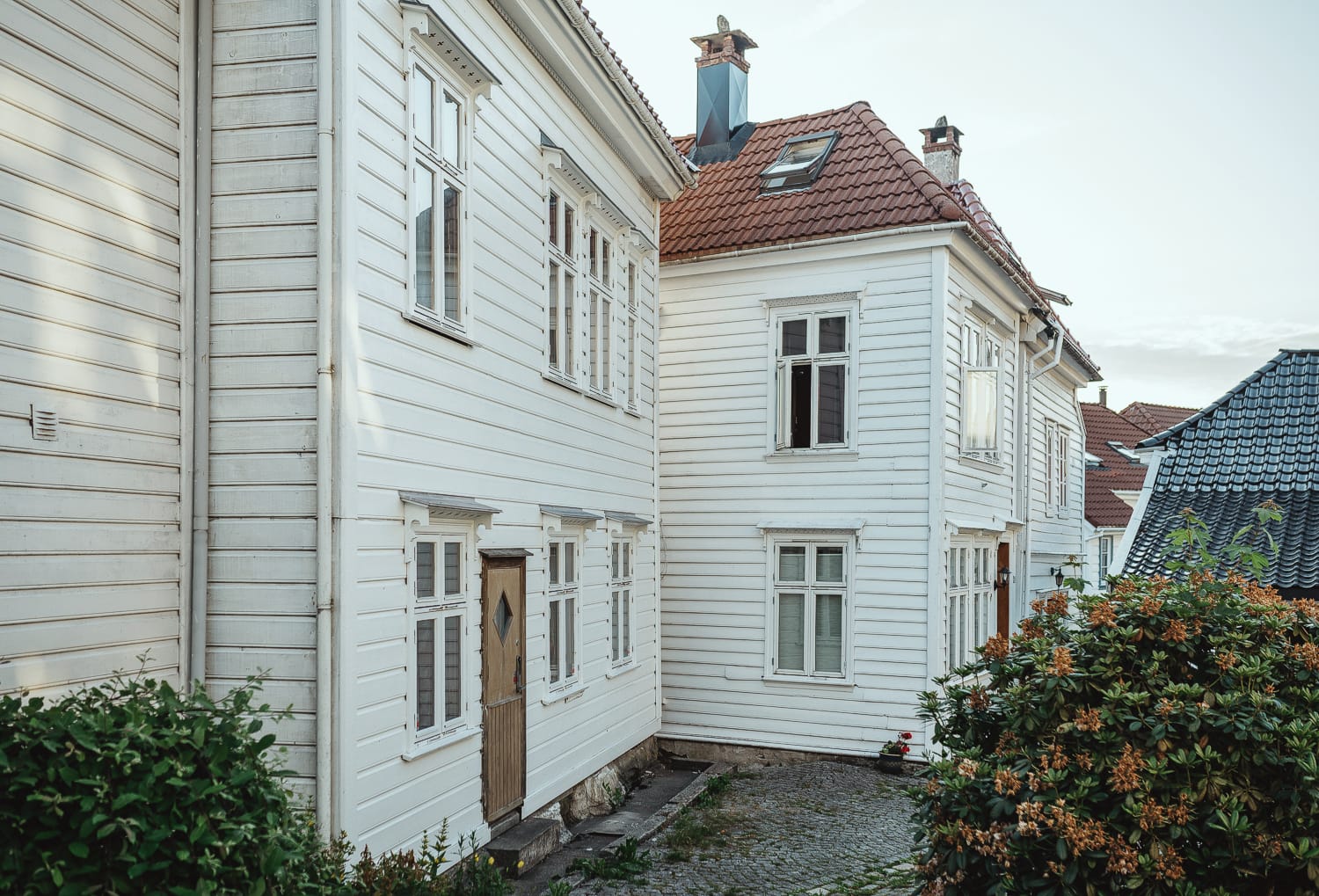Cute houses in Bergen