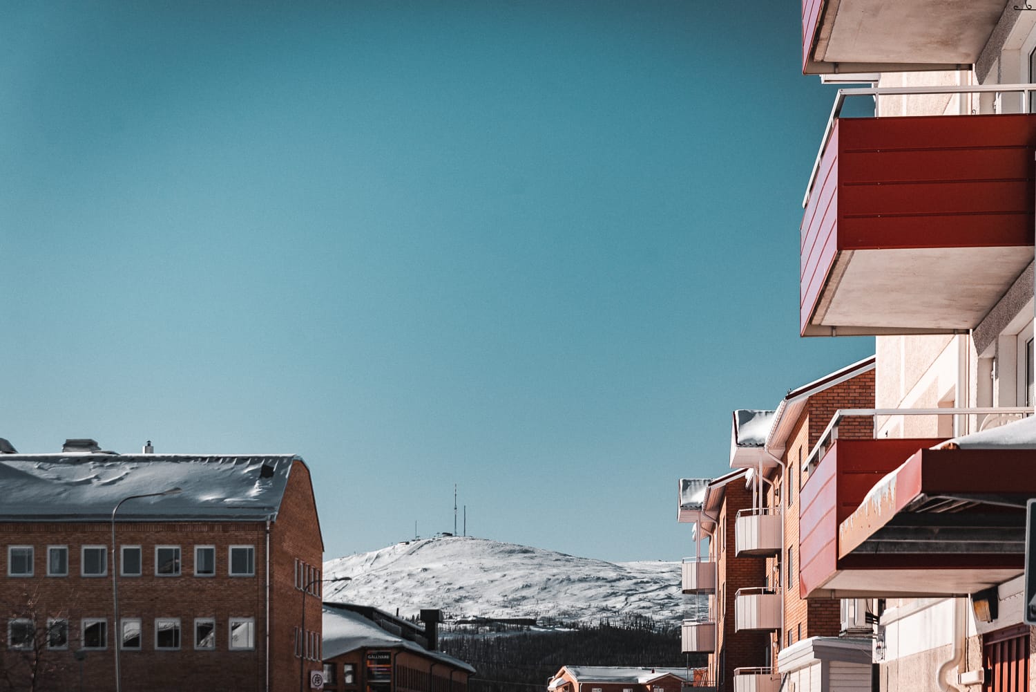 The town Gällivare