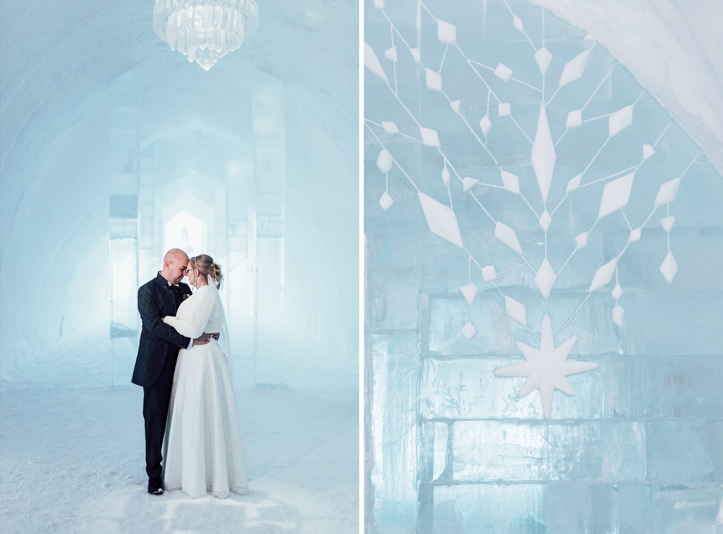 Wedding at the Ice Hotel in Jukkasjärvi