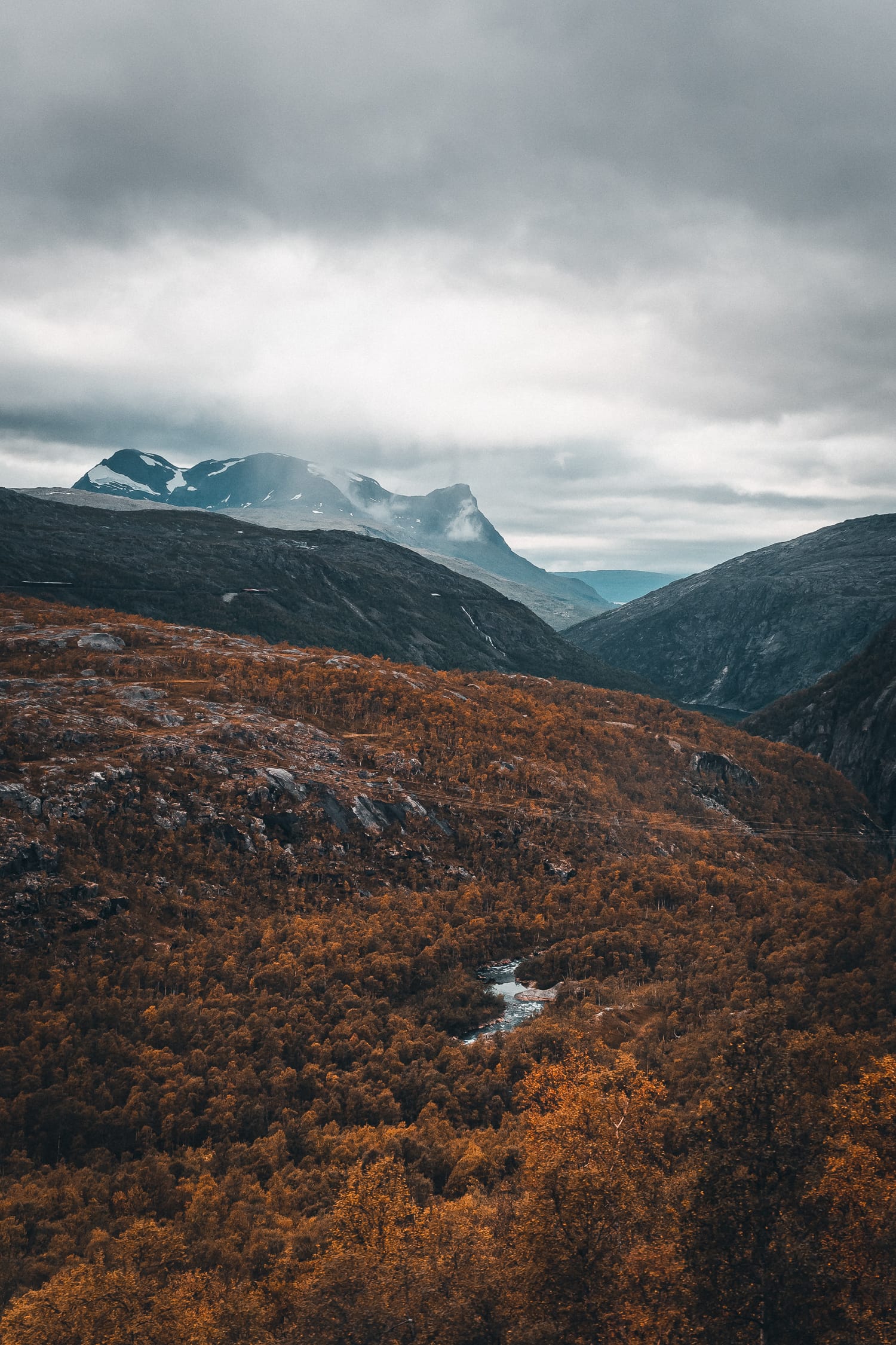 autumn in the mountains of Norway