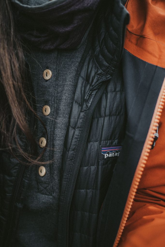 warm layers for being out in the rain