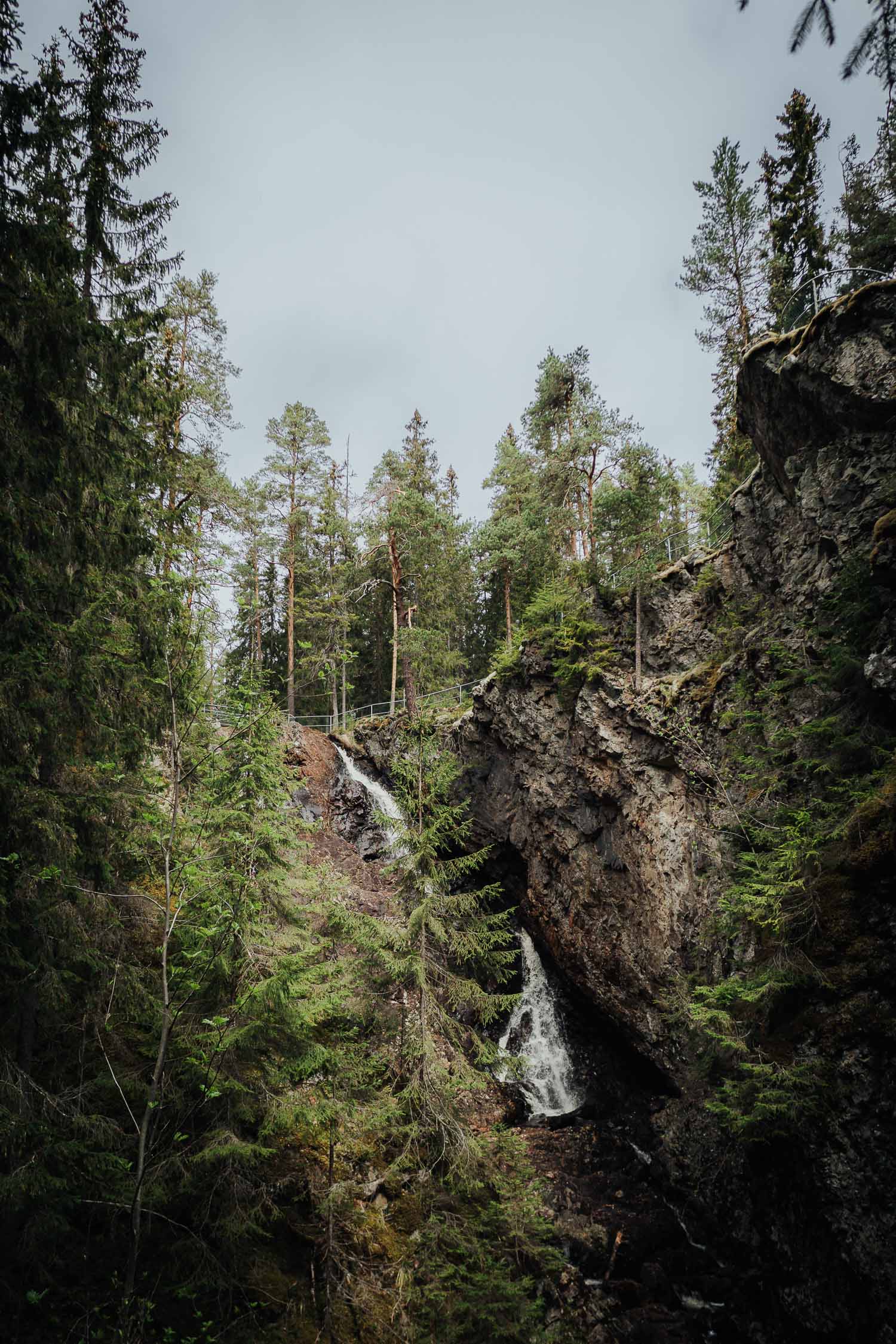Waterfall at Styggforsen