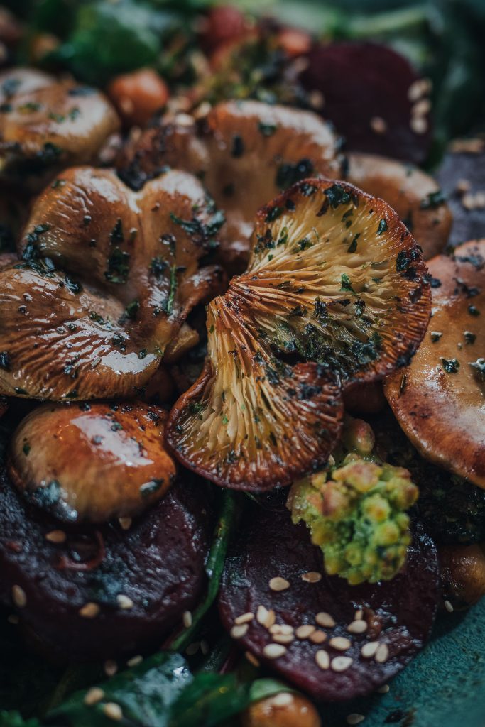 fried oyster mushrooms