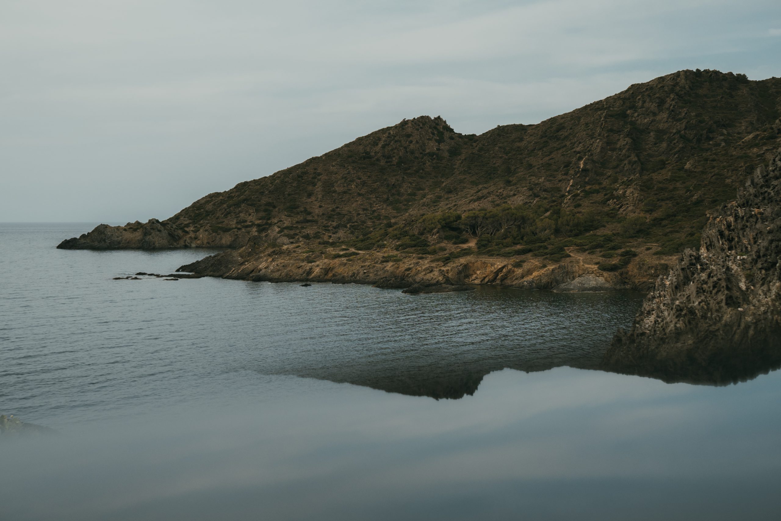 reflected landscape Spain