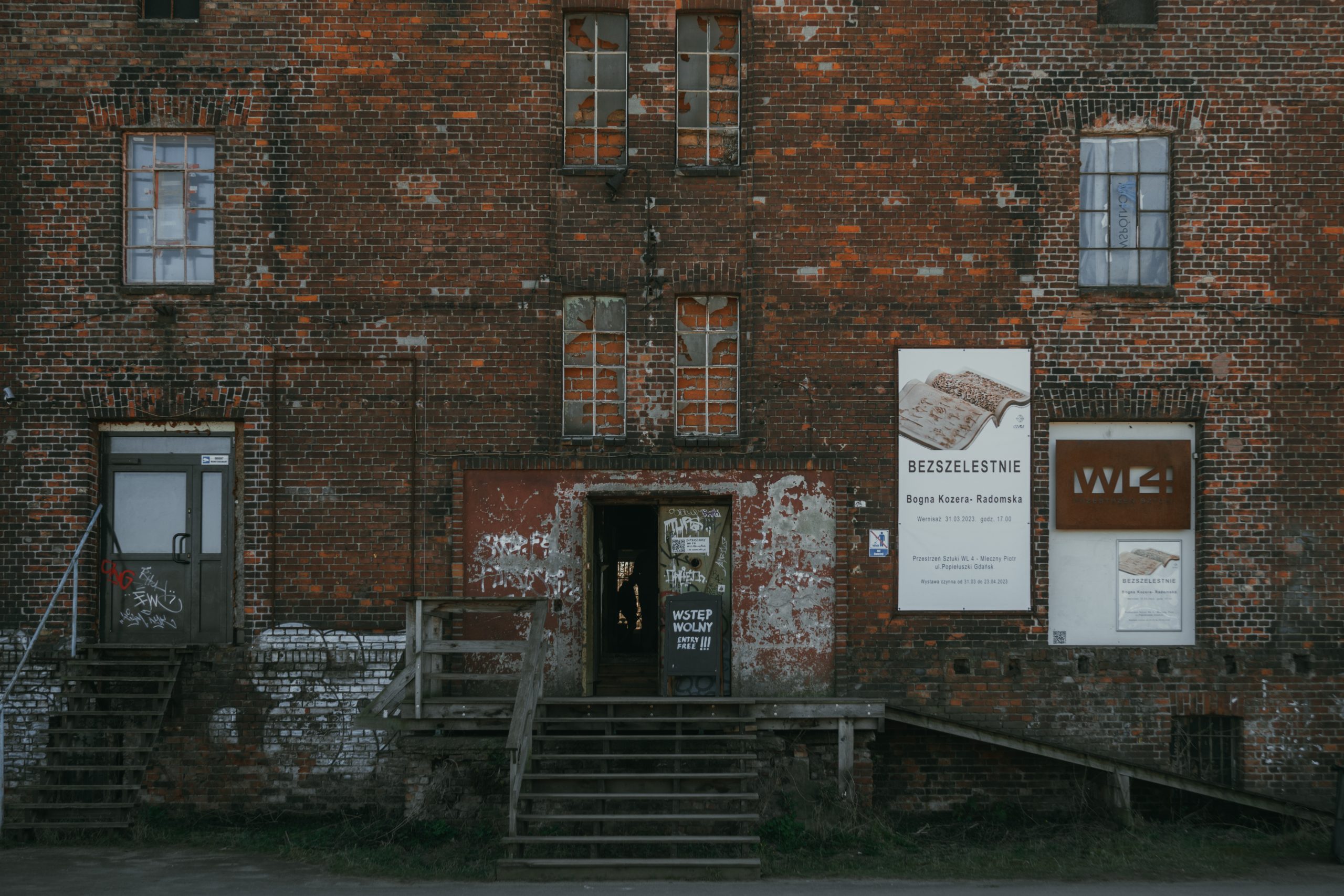 Mleczny Piotr free art gallery, Gdansk